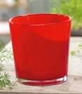 Glazen Sierpot ø 19 Cm 'rood' 8 Glazen Sierpot ø 19 Cm 'rood' -Tuinbenodigdheden Verkoop 2024 8991268077598